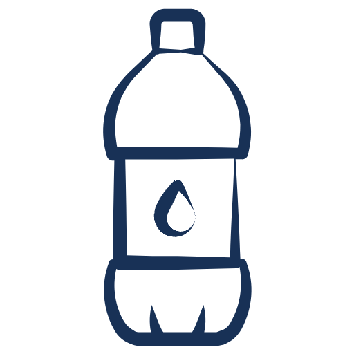 Eco-friendly filtered water bottle on arrival