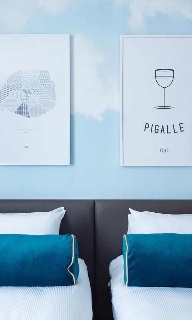 Hotel Bleu de Grenelle - chambre