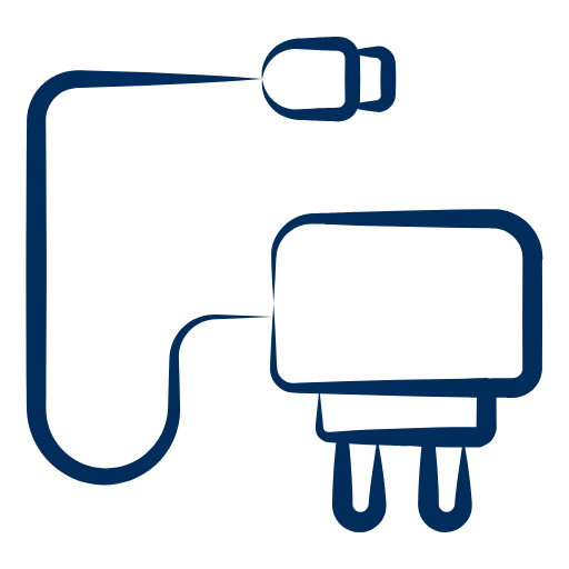 In-room adapter and charger on request